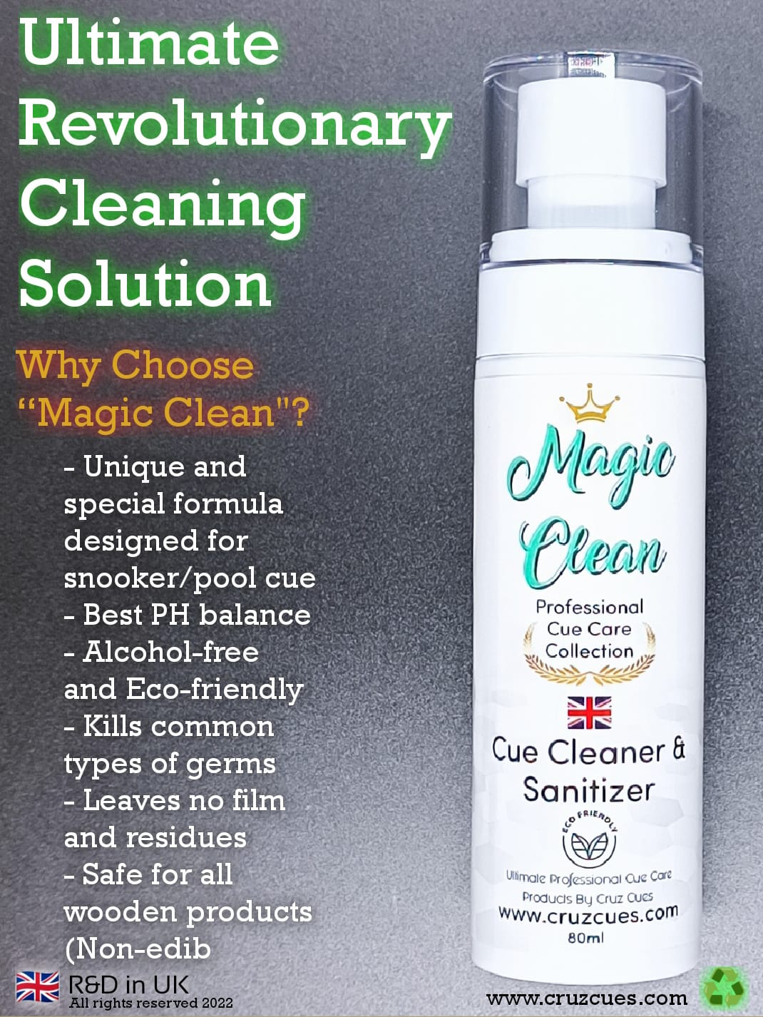 CRUZ CUES "Magic Clean" Collection