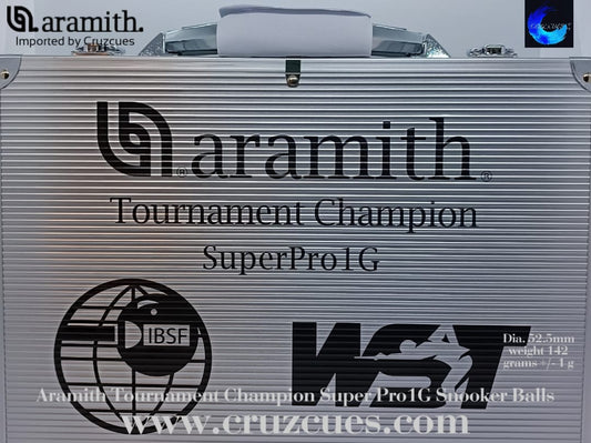 Aramith 錦標賽冠軍 SuperPro1G 斯諾克球套裝